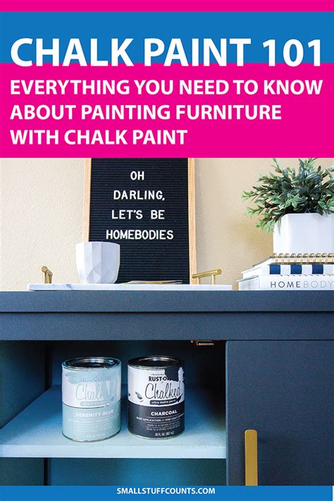 The Beginner's Guide To Painting Furniture With Chalk Paint - Small Stuff Counts | Painted ...