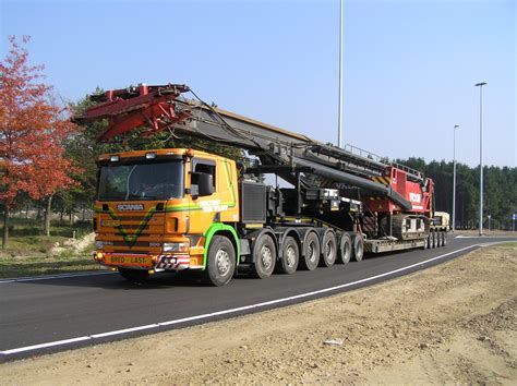 Free Images : asphalt, locomotive, transporter, scania, land vehicle, heavy transport, trailer ...