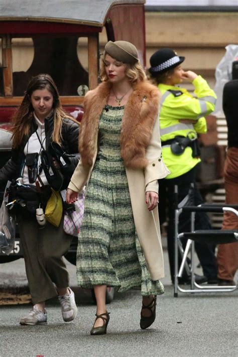 Anya Taylor-Joy – On set of ‘Peaky Blinders’ in Manchester – GotCeleb