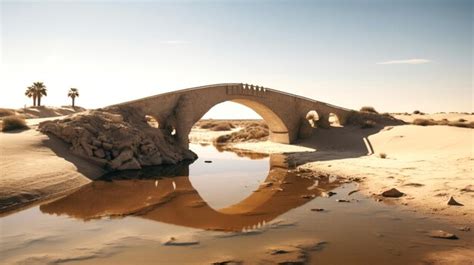 Premium AI Image | illustration of bridge