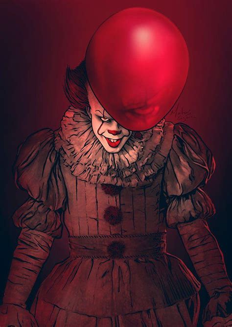 Bill Skarsgard as Pennywise by MateusCosme HD phone wallpaper | Pxfuel