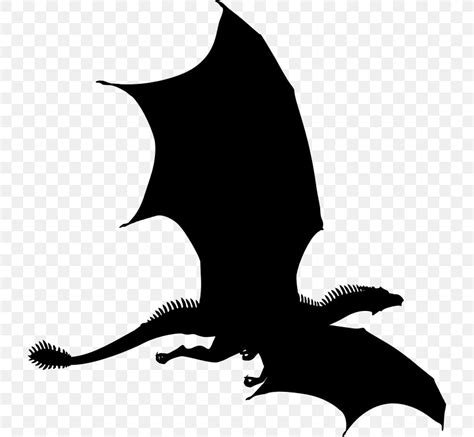 Dragon Silhouette Clip Art, PNG, 724x756px, Dragon, Beak, Black And White, Chinese Dragon ...