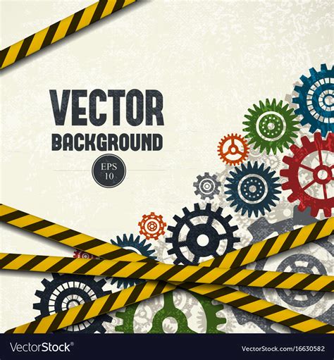 Industrial background Royalty Free Vector Image