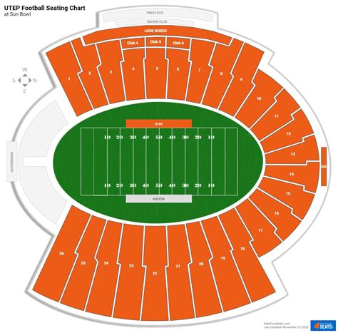 UTEP Football Seating Chart - RateYourSeats.com