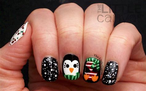 Penguin Nail Art! - The Little Canvas