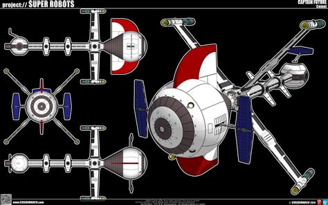Captain Future's Comet Spaceship by cosedimarco on DeviantArt