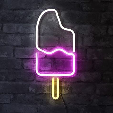 A neon ice cream light, so they can ~melt with joy~ every time they want to illuminate their ...