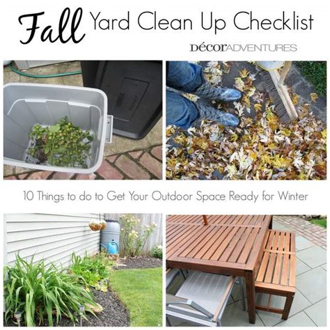 Fall Yard Clean Up Checklist » Decor Adventures