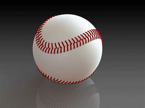 Baseball free 3D model | CGTrader