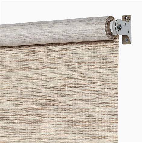 Achim Natural Cordless Fabric Privacy Roller Shade - 30 in. W x 72 in ...