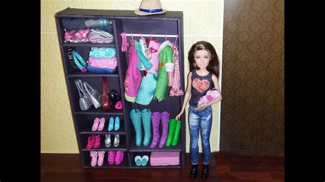 How to make a Barbie Closet - YouTube