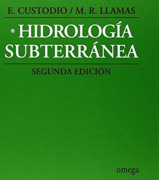 Libro Hidrologia Subterranea (t. 1) De Emilio Custodio Gimena,Manuel ...