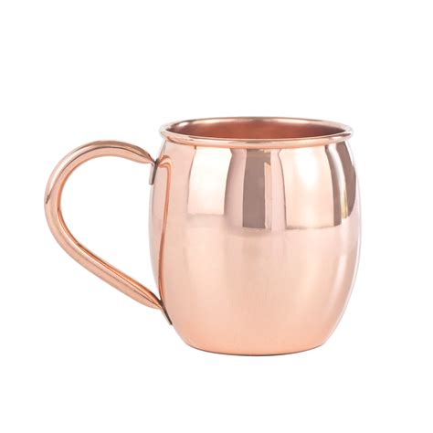 Copper Mule Mug 16oz with Rounded Handle, The Barrel, Copper Mug Co.