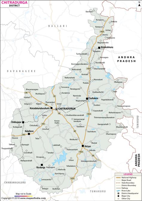 Chitradurga District Map