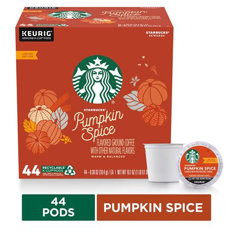 Starbucks Flavored K-Cup Coffee Pods — Pumpkin Spice for Keurig Brewers ...