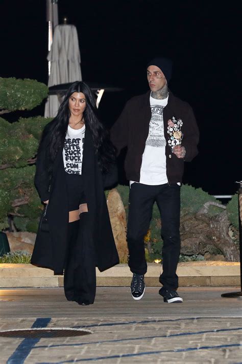 Kourtney & Travis Barker's Edgiest Couple Style Moments