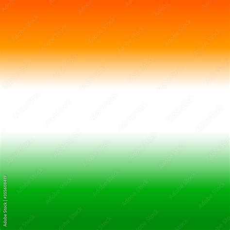 Tri color gradient vector of orange, white and green colour for ...