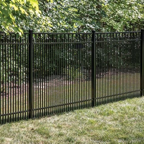 Freedom (Actual: 4.91-ft x 6.02-ft) Standard York Black Aluminum ...