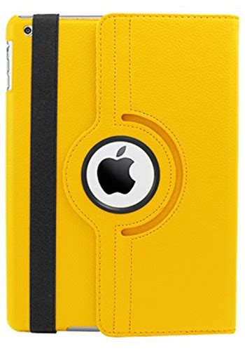 Custom Yellow iPad Air II 360 Faux Leather Cases | NOI60IA2360YW ...