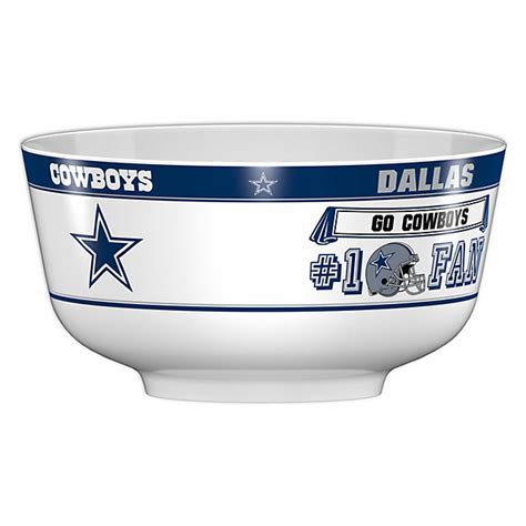 Dallas Cowboys Party Bowl | Kitchen | Home & Office | Accessories | Cowboys Catalog | Dallas ...