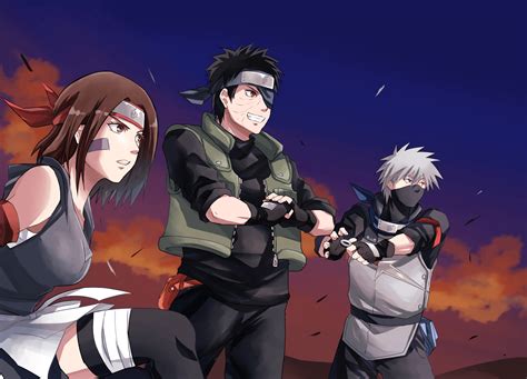 Rin Obito Kakashi As Adults