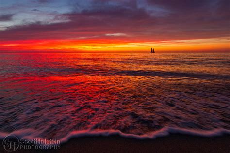 Beach Sunset in Venice, Florida - Scott Holstein Photography