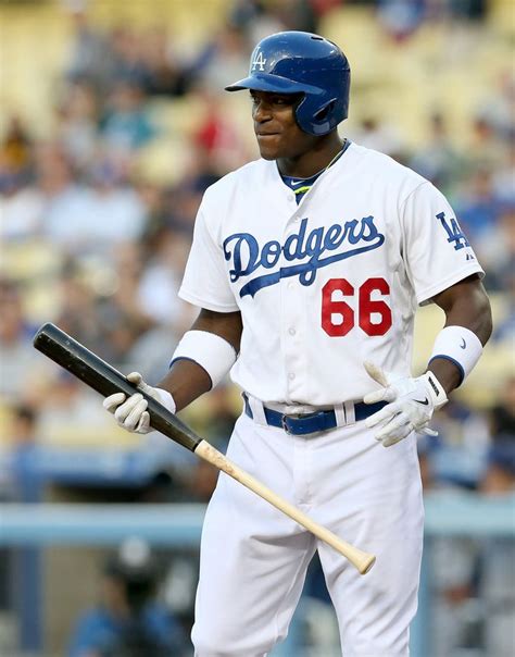 The latest sensation to don a Dodgers uniform: Yasiel Puig. | Dodgers ...