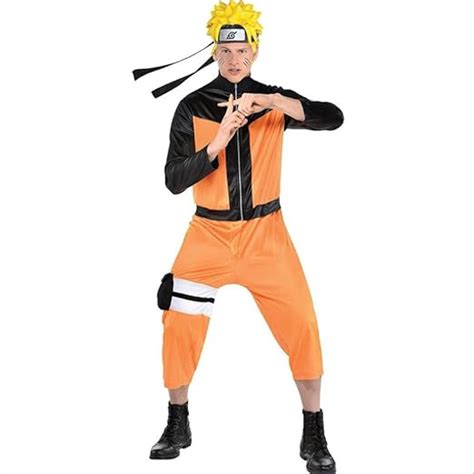 Lilongjiao Naruto: Uzumaki Naruto Male Student Wear Cosplay Kleidung Bühnenkostüm (Size : XXL ...