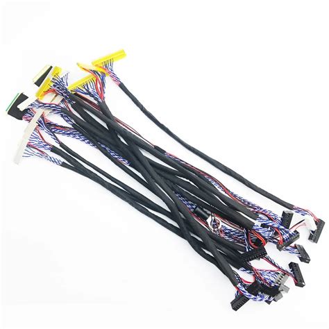 Universal LVDS Cable kit lvds cable for sony led tv 51 pin 30 pin 40 pin LVDS Connector Cable ...