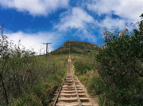 Hiking the Koko Head Stairs in Hawaii