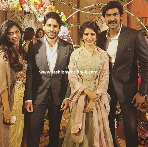 A grand wedding reception of Samantha and Nagachaitanya party is hosted ...