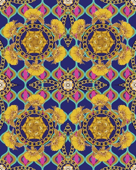 Free download Versace Design Wallpaper Rhomage to versace blue purple ...