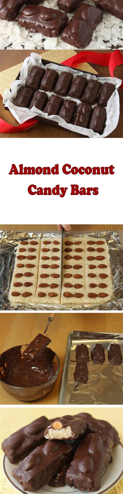 Almond Coconut Candy Bars Recipe | Oh Nuts Blog