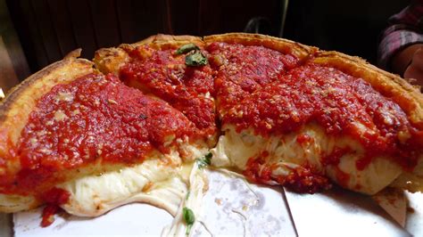 Giordano's - deep dish stuffed pizza. The Rush St. location is always ...