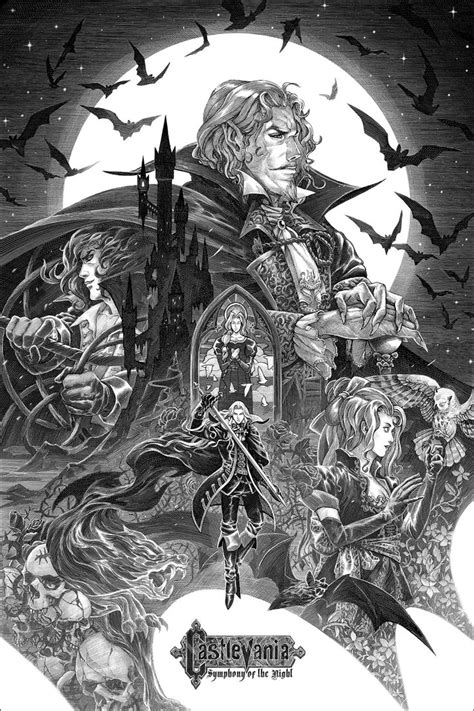 Illustration Castlevania: Symphony of the Night | Castlevania | Konami ...