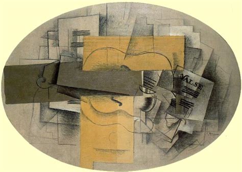 The Violin Valse, 1913 - Georges Braque - WikiArt.org