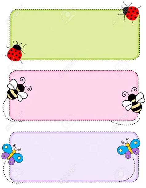 Name cards for kids 3 – Artofit