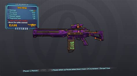 Borderlands Legendary Weapons - barkopla