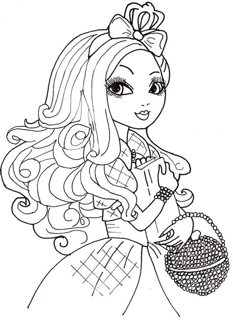 Free Printable Ever After High Coloring Pages: June 2013