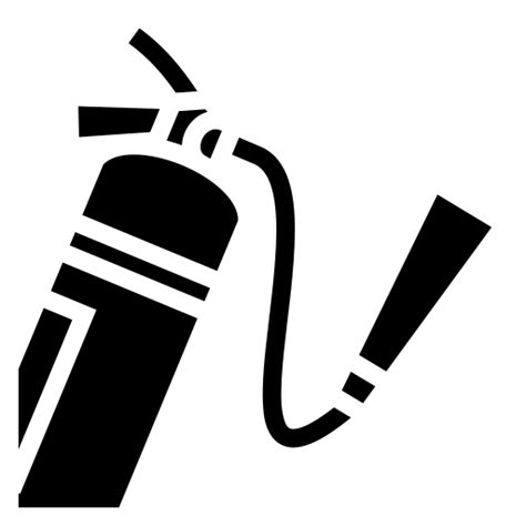 Fire extinguisher icon, SVG and PNG | Game-icons.net