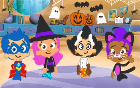 Nick Jr. Draw And Play App Bubble Guppies Are Wearing Their Halloween ...