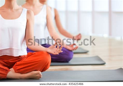 Barefoot Women Practicing Yoga Stock Photo (Edit Now) 435625486