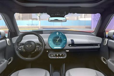 A more streamlined interior for the upcoming Mini Cooper Electric ...