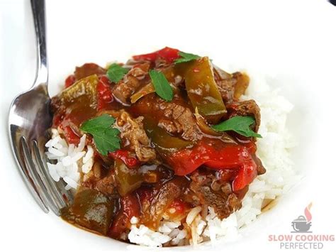 Slow Cooker Pepper Steak - Slow Cooking Perfected