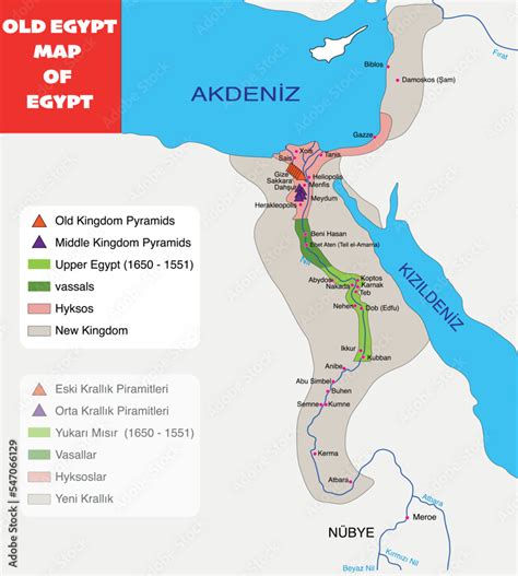 Old Egypt map of Egypt, Middle Kingdom Pyramids, Old Kingdom Pyramids ...