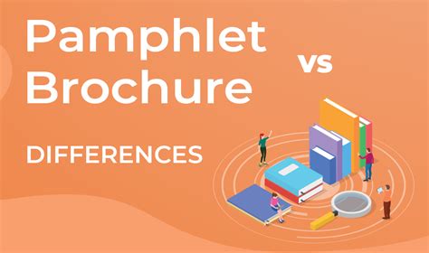 Pamphlet vs Brochure Differences