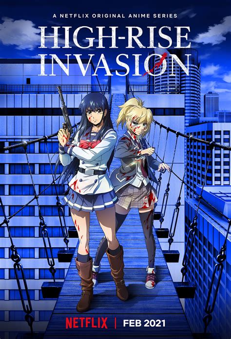 Netflix Unleashes Masked Slashers and Bloody Madness in "High-Rise Invasion" Anime Series ...