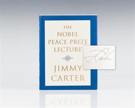 Nobel Peace Prize Jimmy Carter First Edition Signed