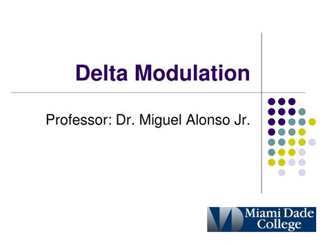 PPT - Delta Modulation PowerPoint Presentation - ID:172491