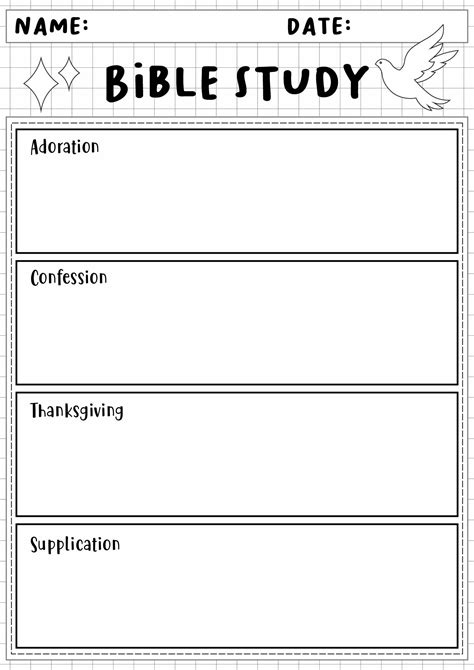 16 Prayer Handouts Worksheet / worksheeto.com